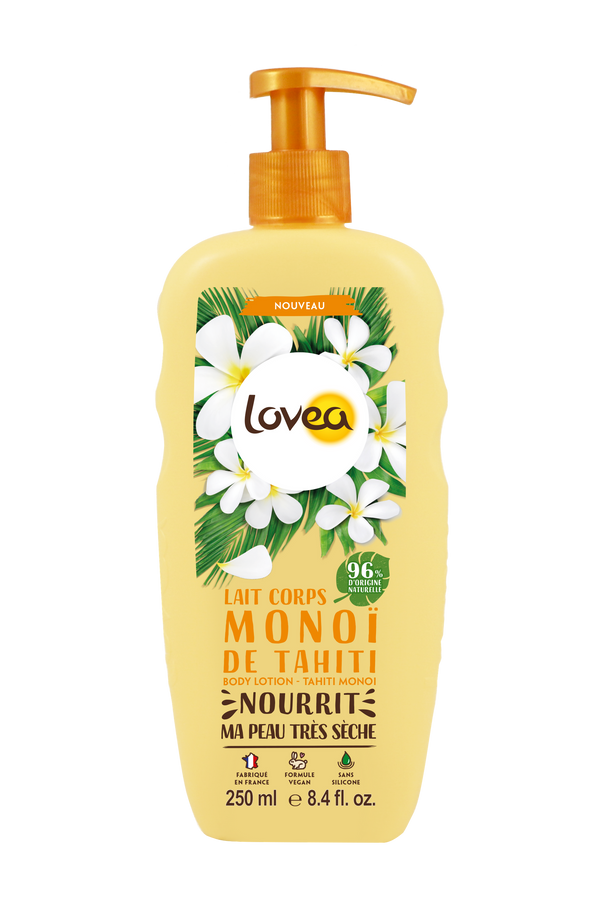 Bodylotion Monoi für sehr trockene Haut 250 ml - Lovea