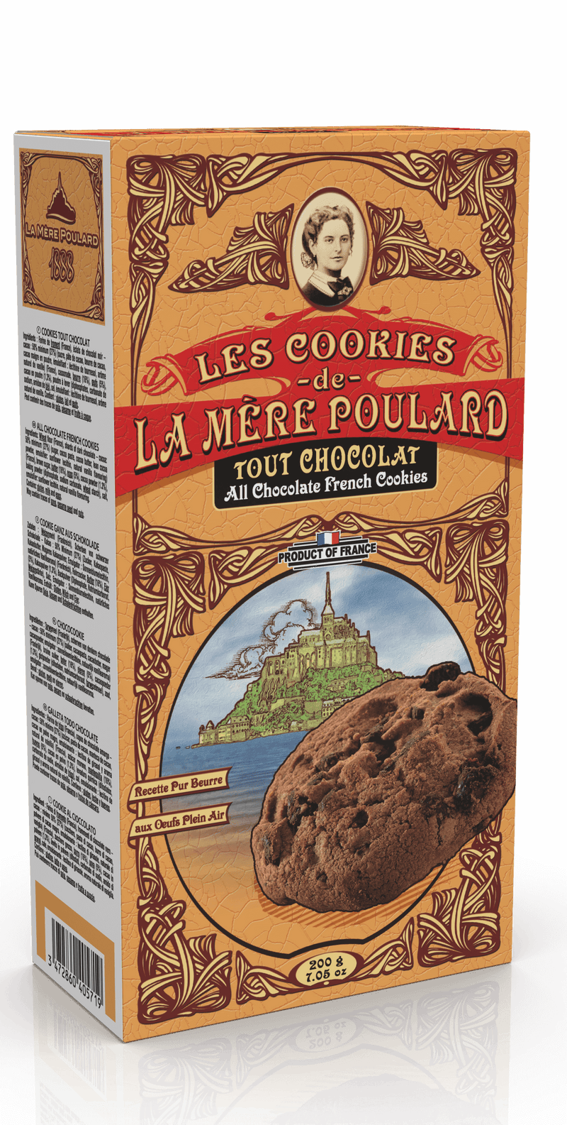 Cookies aus Schokolade 200 g - Biscuiterie La Mère Poulard