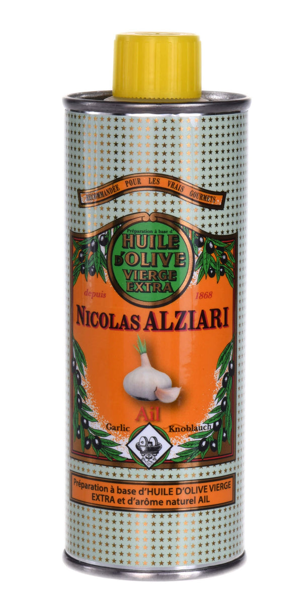 Olivenöl mit Knoblauch 250 ml - N. Alziari