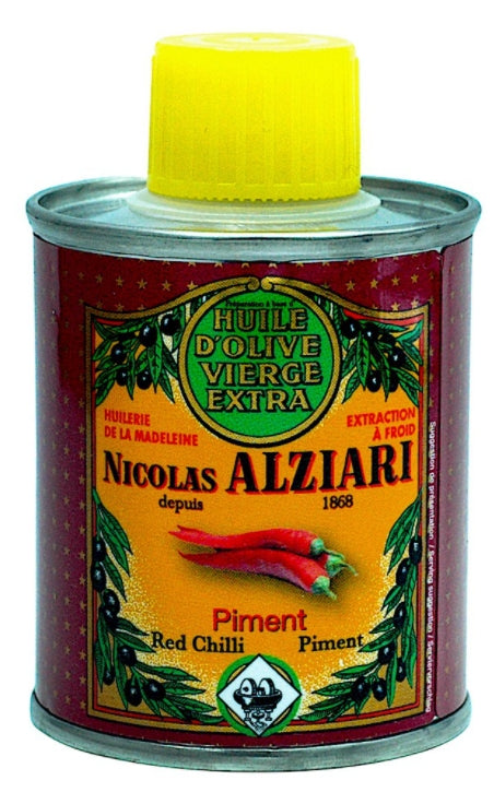 Olivenöl mit Piment 100 ml - Nicolas Alziari