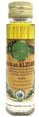 Olivenöl mit Trüffel (Mazeration) im Glasflakon 100 ml - Nicolas Alziari