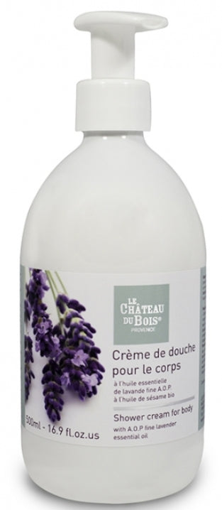 Duschcreme Lavendel 500 ml mit Spender - Le Château du Bois