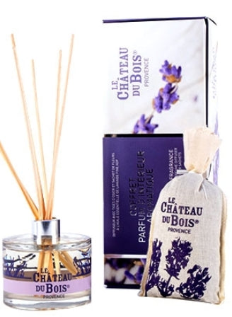Set mit Duftbouquet mit ähterischem Lavendelöl 100 ml & Duftbeutel 20 g - Le Château du Bois