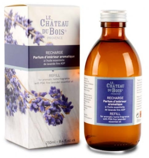Duftbouquet mit ähterischem Lavendelöl 250 ml Nachfüllflasche - Le Château du Bois