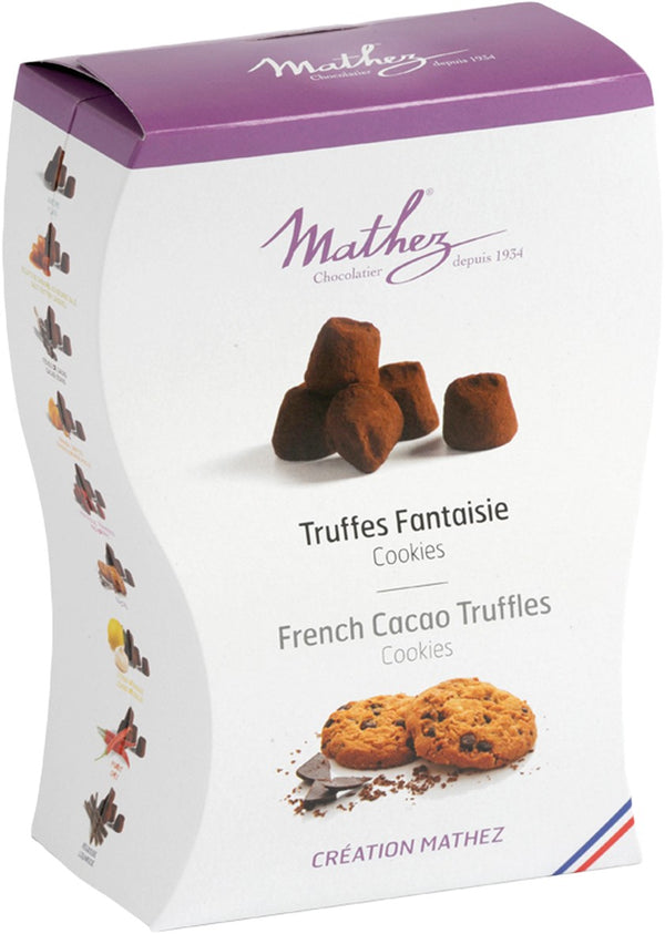 Schokoladentrüffel 'Uno' mit Cookies (Truffes Fantaisie) 250 g - Mathez