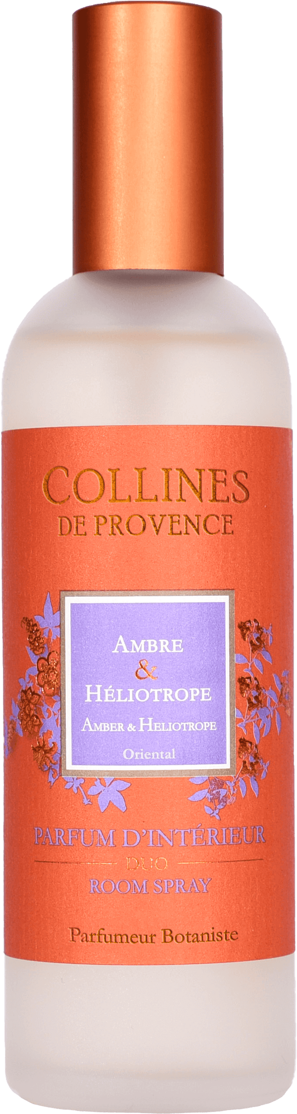 Raumspray Amber & Heliotrop 100 ml - Collines de Provence