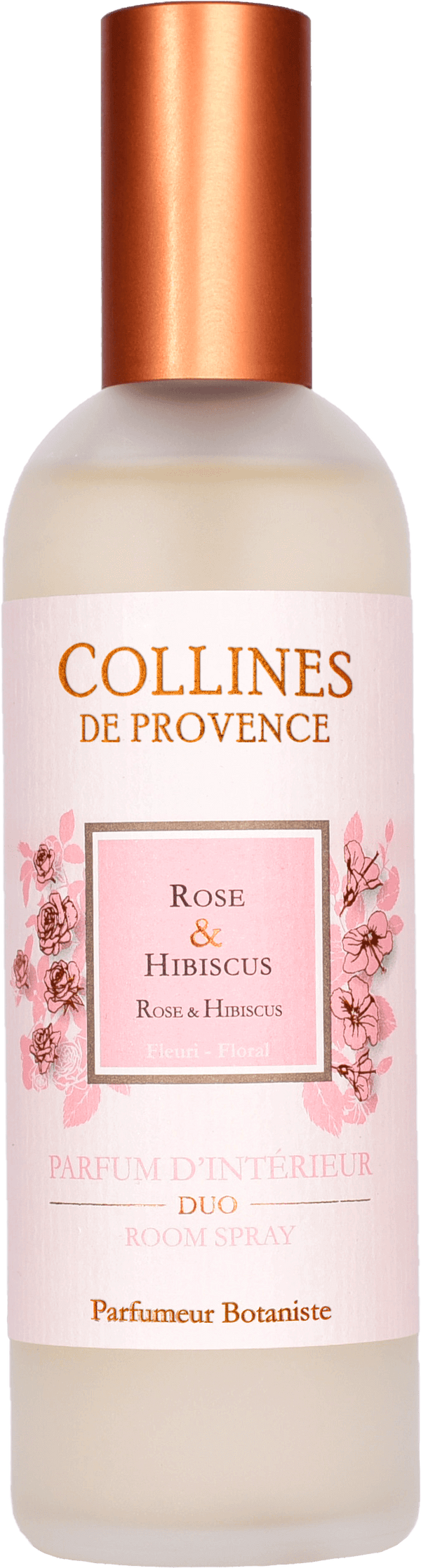 Raumspray Rose & Hibiskus 100 ml - Collines de Provence