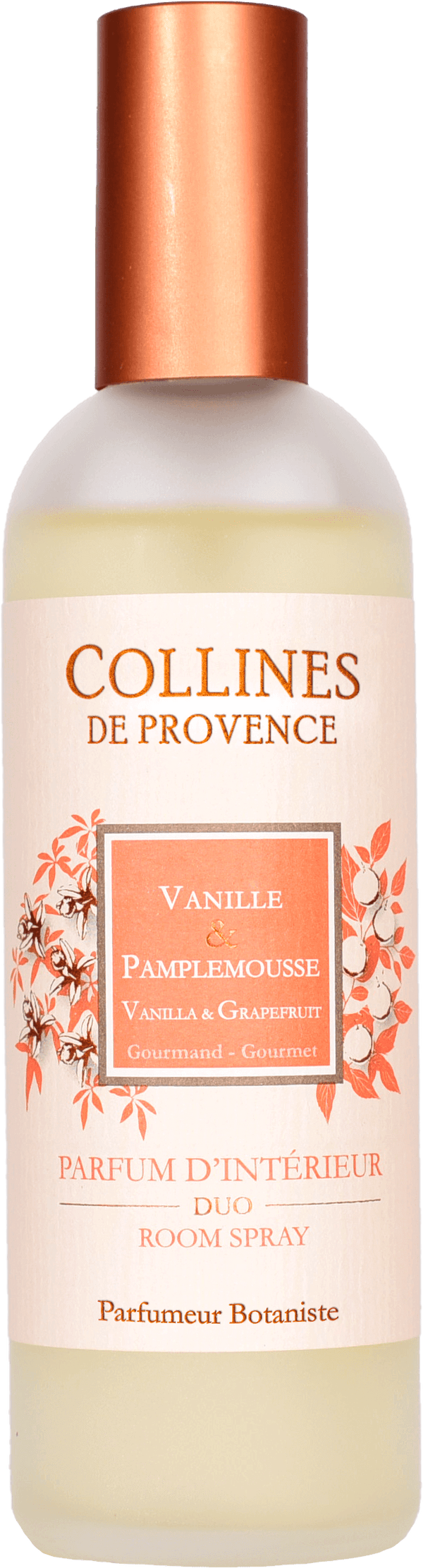 Raumspray Vanille-Grapefruit 100 ml - Collines de Provence