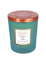 Duftkerze Weißer Tee & Jasmin 180 g - Collines de Provence