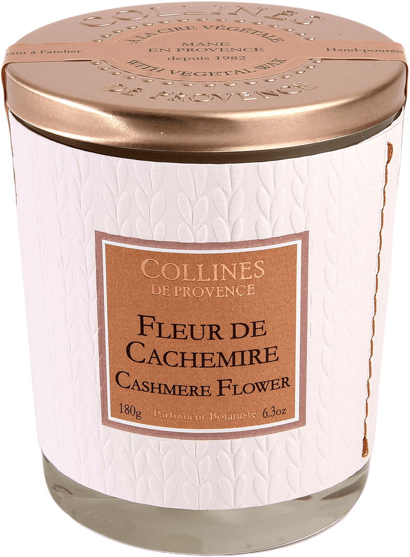 Duftkerze mit Deckel Kaschmirblüte 180 g - Collines de Provence