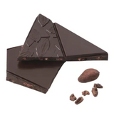 Zartbitter-Schokoladentafel 'Guanaja' mit Kakaobohnensplitter und 70% Kakao 85 g - Valrhona