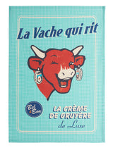 Geschirrtuch Jacquard 'La Vache qui rit' (Creme de Gruyere)