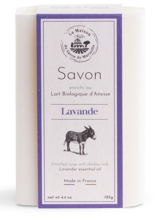 Eselsmilchseife Lavendel 125 g - Maison du Savon