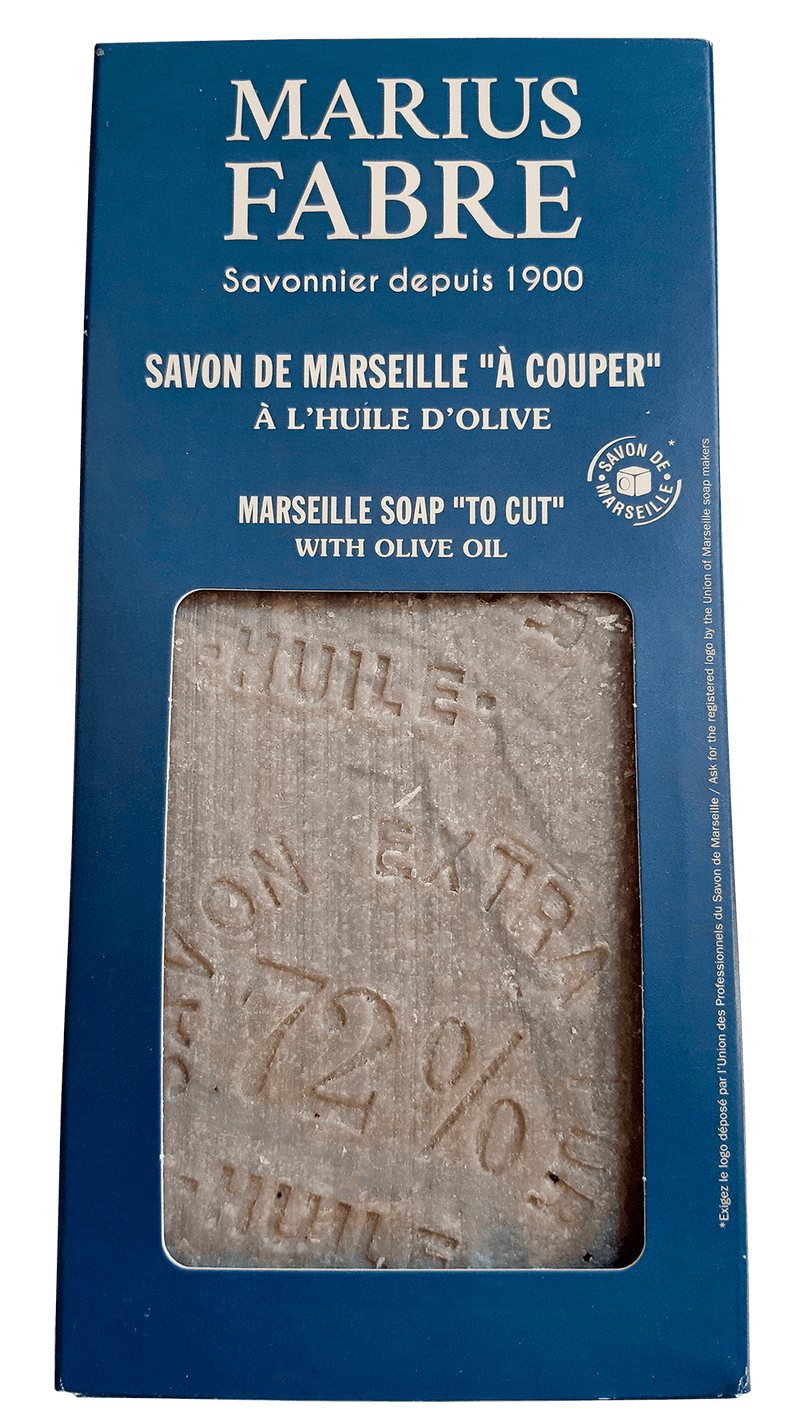 Marseiller Kernseife aus Olivenöl am Stück 1 kg (Barren) - Marius Fabre