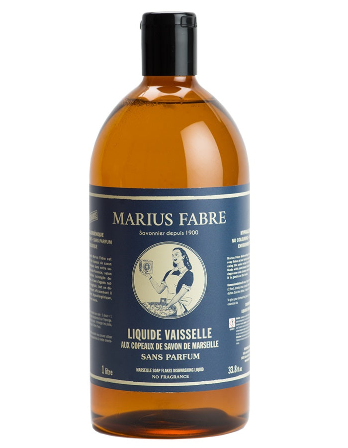 Geschirrspülmittel ohne Duft 1 Liter - Marius Fabre