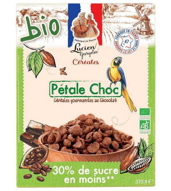 Schokoladen-Cerealien (30% weniger Zucker) 375 g - Lucien Georgelin
