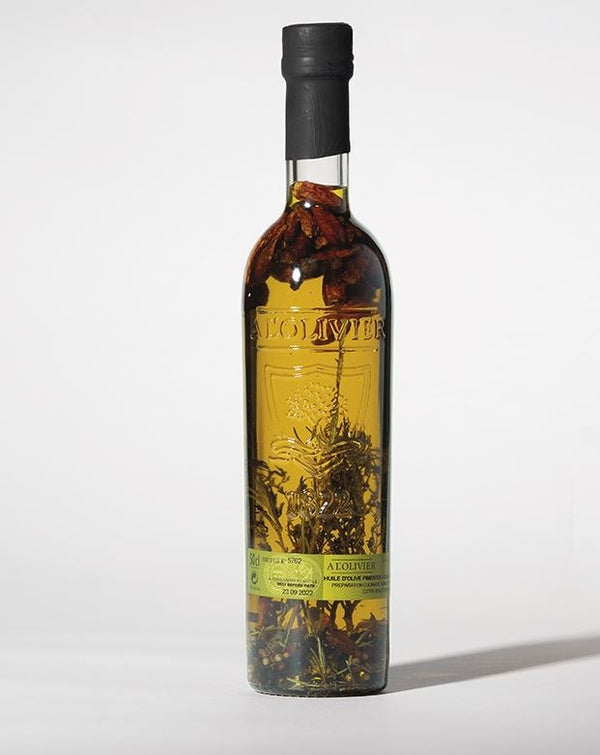 Olivenöl mit Chilli & Kräutern 500 ml - A l'Olivier