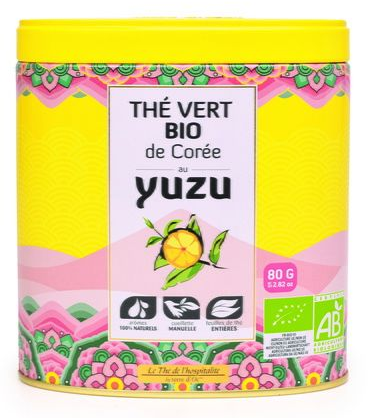 Bio Grüner Tee "Yuzu" (Metalldose) 80 g / DE-ÖKO-006