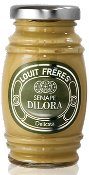 Dilora Senf (mittelscharf fein) 130 g - Louit Frères
