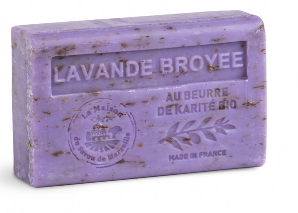 Naturseife Lavendel mit Lavendelblüten 125 g - La Maison du Savon de Marseille