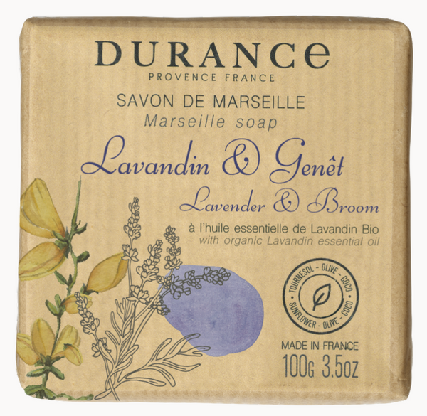 Marseiller Seife Lavendel-Ginster 100 g - Durance
