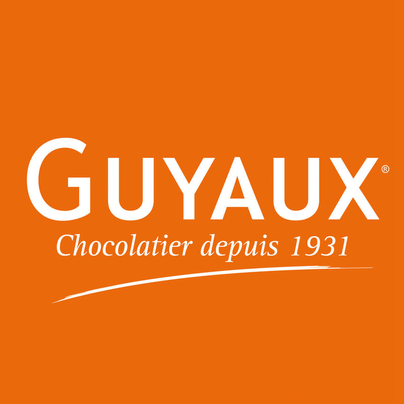 Schokoladentrüffel (Truffes Fantaisie) Natur in Goldtüte mit Schleife 100 g - Chocolaterie Guyaux