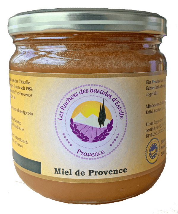 Provencehonig (Miel de Provence) 500 g - Les Ruchers des bastides d'Estelle