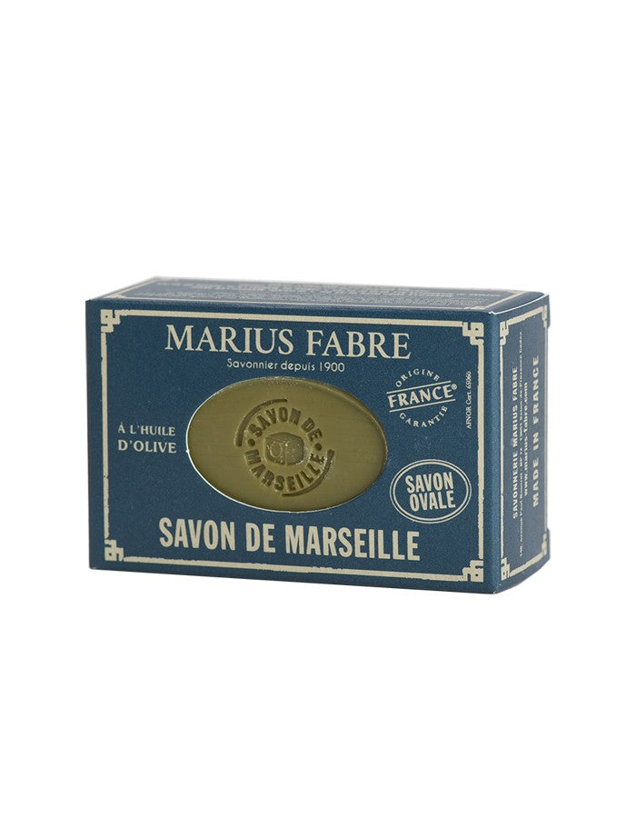 Ovale Marseiller Kernseife aus Olivenöl im Geschenkkarton 150 g - Marius Fabre