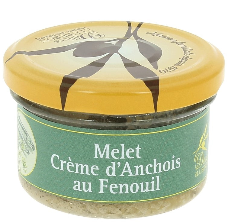 Sardellencreme mit Fenchel (Melet Crème d'Anchoiade) 90 g - Les Délices du Luberon