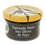 Paste aus schwarzen Oliven (Tapenade Noire) 90 g - Les Délices du Luberon