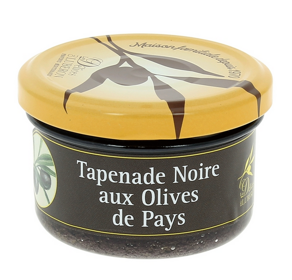 Paste aus schwarzen Oliven (Tapenade noire) 210 g - Les Délices du Luberon